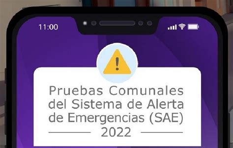 Onemi Efectuará Este Jueves Prueba Del Sistema De Alerta De Emergencia