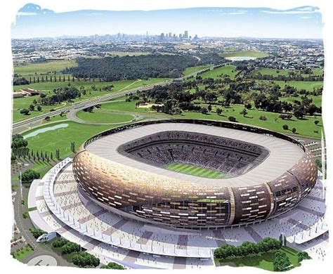 The New Fnb Soccer City Stadium At Johannesburg South Africa Sports