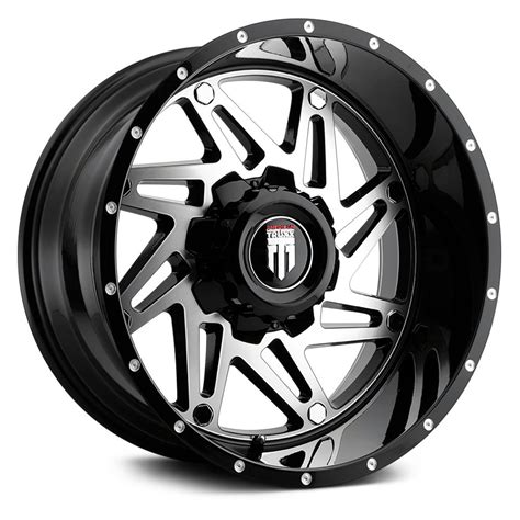 AMERICAN TRUXX AT165 WARRIOR Wheels Gloss Black With Machined Face Rims