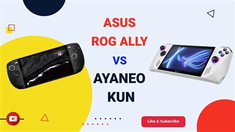 COMPARATIVA Consolas Portátiles Asus ALLY vs Ayaneo KUN Cuán