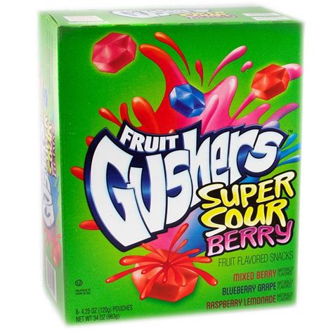 Fruit Gushers Super Sour Berry • Candy Mini Packs • Bulk Candy • Oh! Nuts®