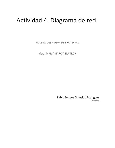 Actividad 4 Sddadd Actividad 4 Diagrama De Red Materia DES Y ADM