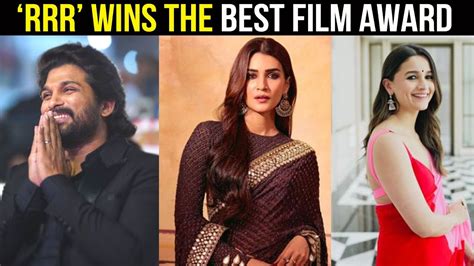 National Film Awards Allu Arjun Wins Best Actor Alia Bhatt Kriti