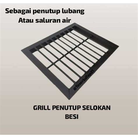 Jual Grill Besi Penutup Got Selokan Air Penutup Saluran Pembuangan