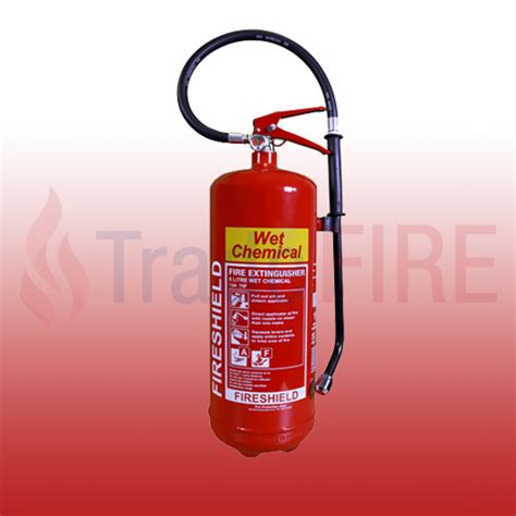 FireShield 6 Litre Wet Chemical Fire Extinguisher 13A 75F