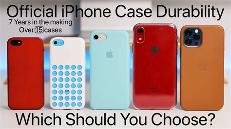 Apple IPhone Cases Silicone Vs Leather Vs Clear And Which One Should