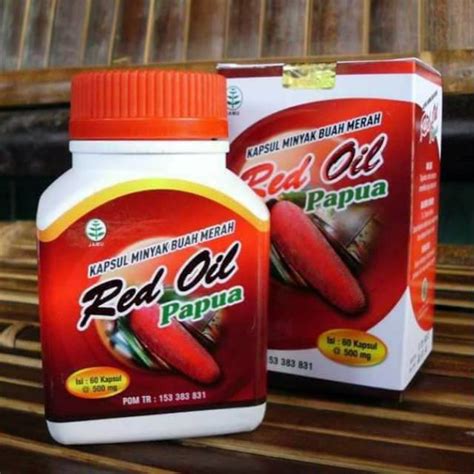 Jual Kapsul Minyak Buah Merah RED OIL PAPUA Shopee Indonesia