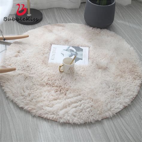 Fluffy Round Rug