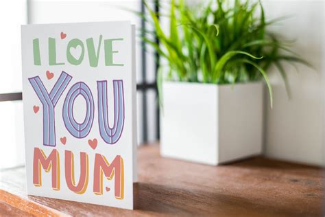 INSTANT DOWNLOAD: I Love You Mum Card & Colouring Sheet – Laurent ...