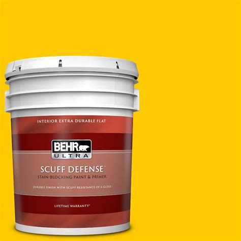 Behr Ultra Gal B Yellow Flash Extra Durable Flat Interior