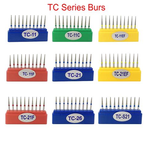 Tc Series Dental Diamond Burs Drill For High Speed Handpiece Dentist