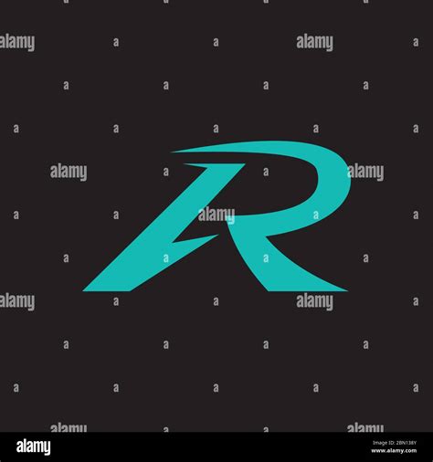 Initial Letter Ra Logo Or Ar Logo Vector Design Template Stock Vector