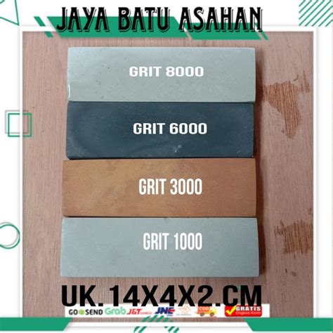 Jual Batu Asah Asahan Asli Alam Set Isi Pcs Dimensi X X Cm Shopee