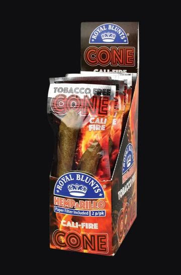 Royal Blunts Hemparillo Cones 10 Pack Rolling Papers