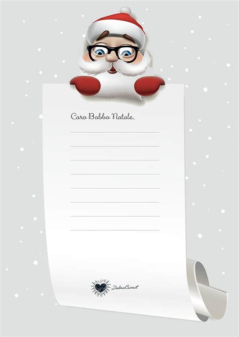 Lettera A Babbo Natale Da Stampare E Colorare Gratis