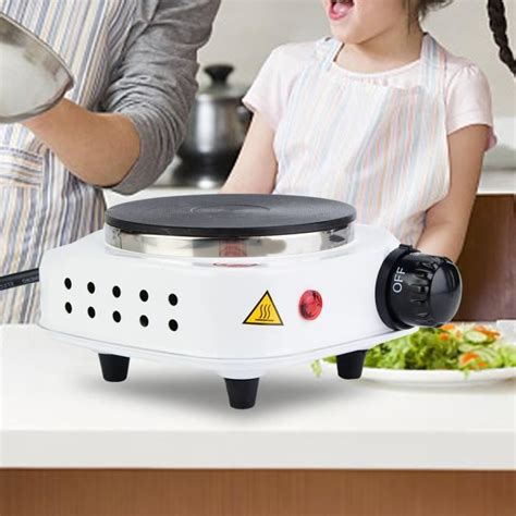 YID Mini Cuisinière Mini Poêle électrique Portable 500 W avec Plaque