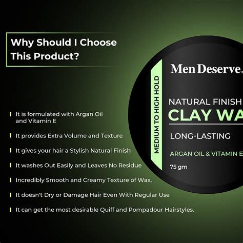 Best Hair Clay For Men Hair Styling Clay Wax Men Deserve