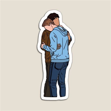 Rwrb Movie Alex And Henry Hugred White And Royal Blue Version 1 Sticker For Sale By Shawngaf