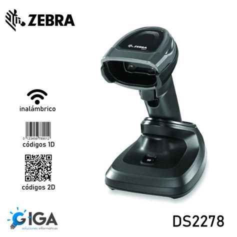 LECTOR CODIGO BARRAS ZEBRA INAL 2D 2278 SR7U2100PRW GIGA Soluciones