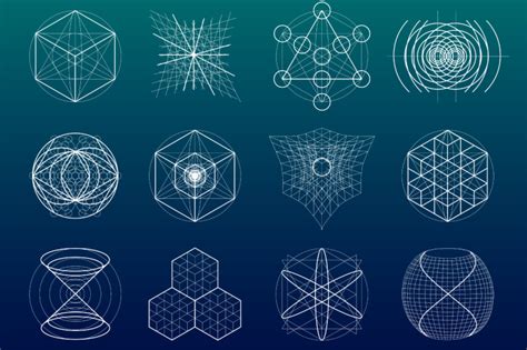 Sacred Geometry Symbols Meshes By Ekaart Thehungryjpeg