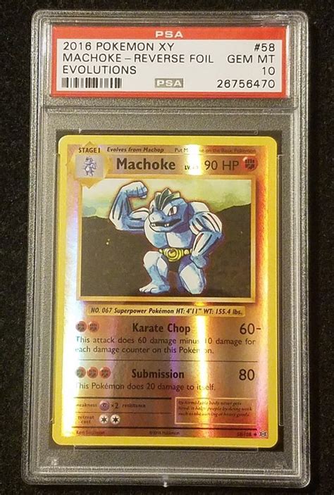 Auction Prices Realized Tcg Cards Pokemon Xy Evolutions Machoke