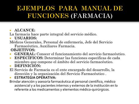 PPT MANUAL DE FUNCIONES Y PROCEDIMIENTOS PowerPoint Presentation ID