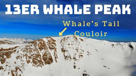 Colorado 13ers Whale Peak Via Whales Tail Couloir Hike And Splitboard