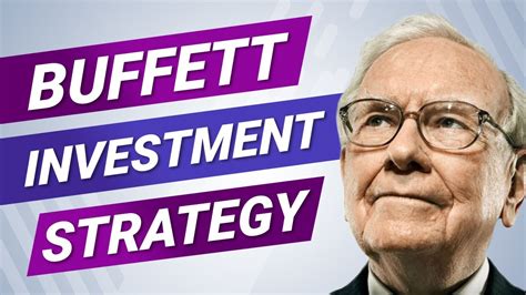 Warren Buffett Investment Strategy For Beginners 👉 Investing Like Warren Buffett Youtube