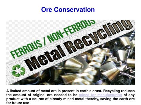 Ppt Environmental Benefits Of Scrap Metal Recycling Powerpoint