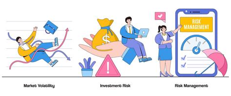 Market Volatility Investment Risk Risk Management Concept With