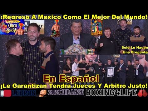 Canelo Alvarez Y John Ryder Ultima Conferencia De Prensa Esto Fue Lo