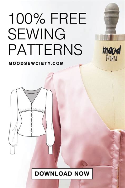 300 Free Sewing Patterns Mood Sewciety Sewing Patterns Free Clothes Sewing Patterns