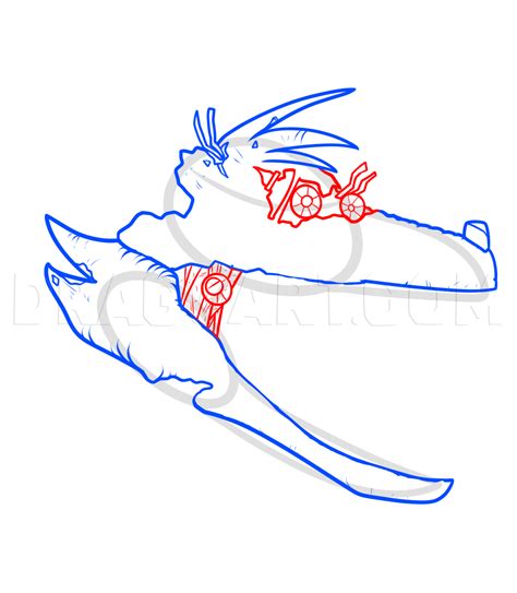 How To Draw Nightmare Foxy Drawing Step By Step By Dawn Dragoart