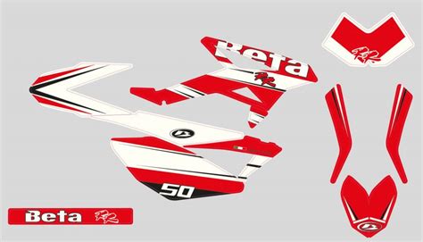 Graphic Kit Beta 50 Factory White 2011 2020 Kitdeco Moto Fr