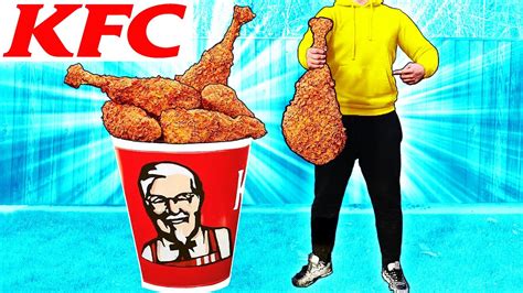 Cubo Gigante Kfc C Mo Hacer El Muslo Kfc De Bricolaje M S Grande Del