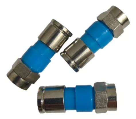 04 Conector De Compressão Rg59 Profissional P Cabo Coaxial MercadoLivre