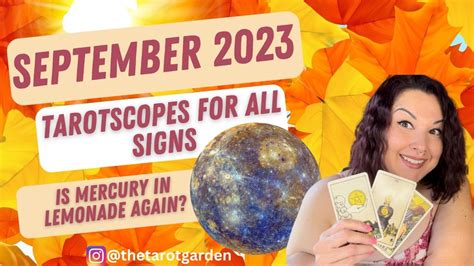 September Month Ahead Tarotscopes All Signs Timestamped What S In