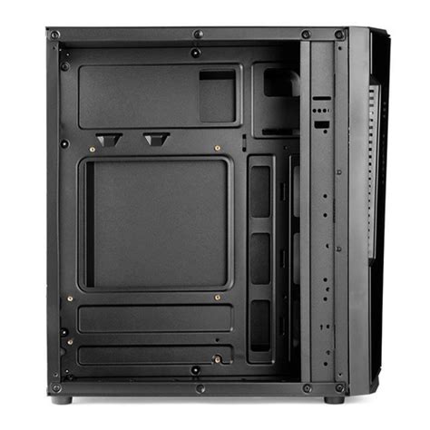 Gabinete Gamer Mancer Ares Lateral Acrilico Preto MCR AR01 FL Em