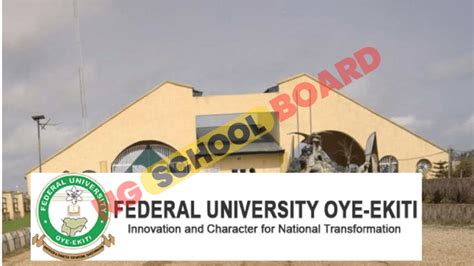 Federal University Oye Ekiti Fuoye School Fees Breakdown For 2024