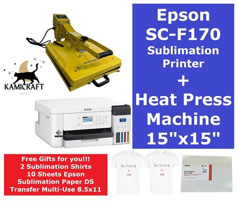 Epson Sc F Sublimation Printer Heat Press Machine Etsy