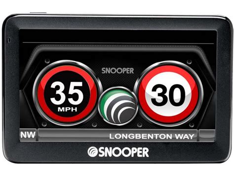 Snooper My-SPEED DVR G3 5" 1080p Full HD Dash Cam, GPS, EU Speed Limits ...