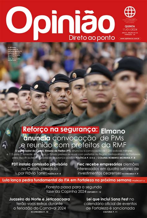 Refor O Na Seguran A Elmano Anuncia Convoca O De Pms E Reuni O