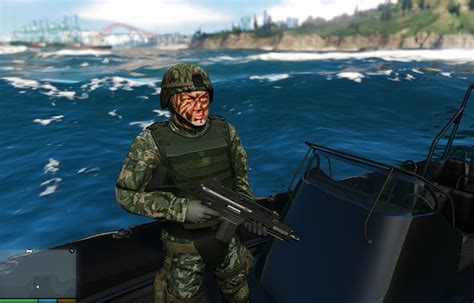 Military recolor USMC and Navy Seals + optional camo face paint - GTA5-Mods.com