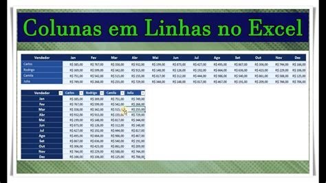 Como Transformar Linha Em Coluna Excel Image To U