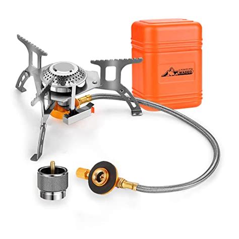 Wadeo Camping Gas Stove W Portable Backpacking Stove With Piezo