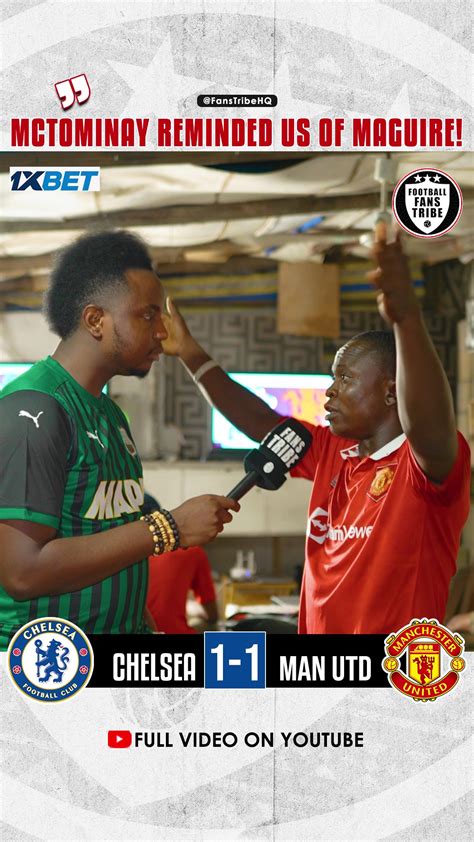 Chelsea 1 1 Manchester United Henry Nigerian Fan Reaction 🗣️🇳🇬