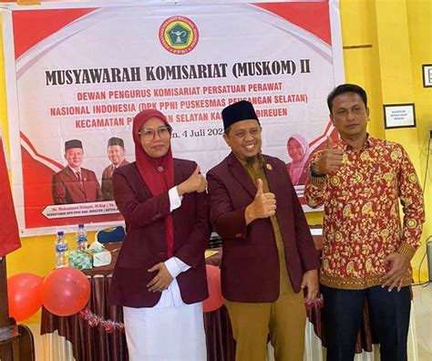 DPK PPNI Peusangan Selatan Sukses Gelar Muskom Vina Mora Terpilih