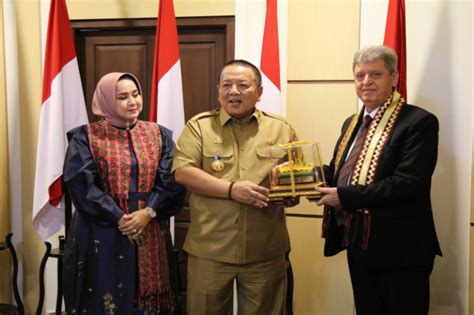 Terima Kunjungan Duta Besar Palestina Arinal Djunaidi Sedih Mendengar