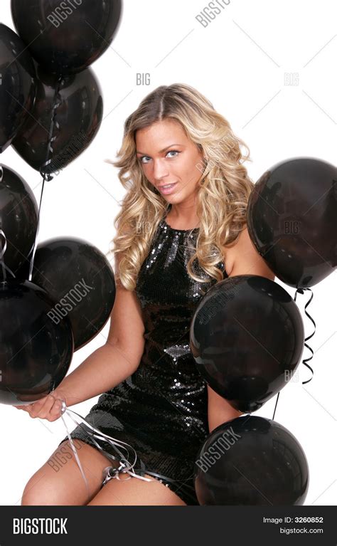 Sexy Woman Balloons Image And Photo Free Trial Bigstock