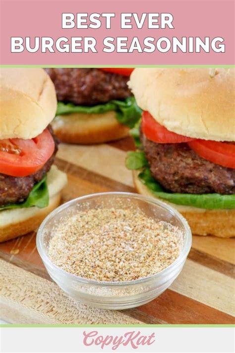 Homemade Burger Seasoning Artofit